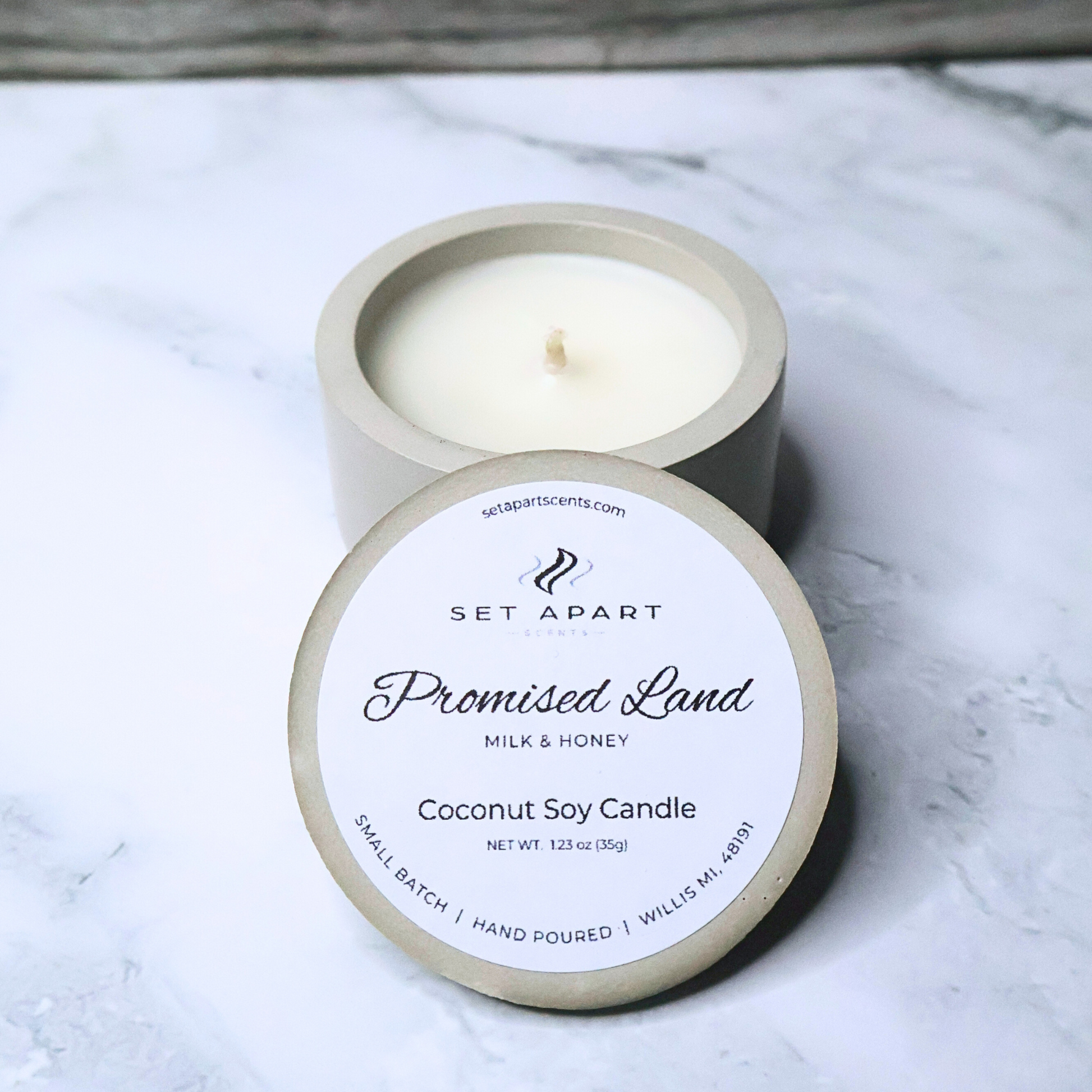 Promised Land Sample Candle