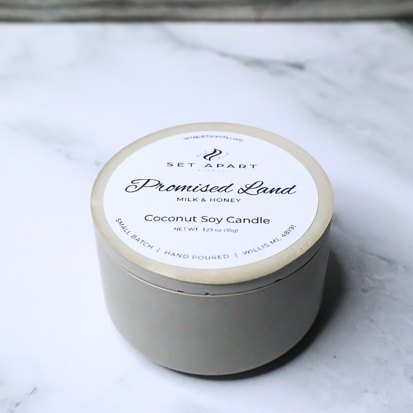Promised Land Sample Candle
